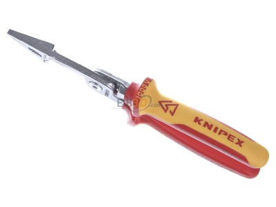 Ansicht oben vorne Knipex 13 86 200 Elektro-Installationszange 200mm 