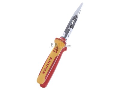 Ansicht oben rechts Knipex 13 86 200 Elektro-Installationszange 200mm 