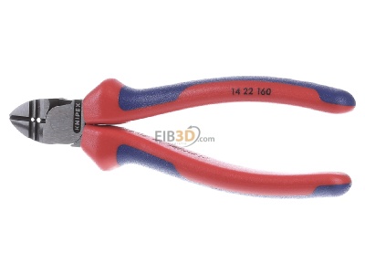 Frontansicht Knipex 14 22 160 Abisolier-Seitenschneider 160mm 