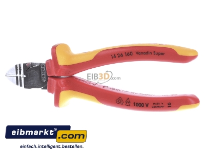 Frontansicht Knipex-Werk 14 26 160 Abisolier-Seitenschneider 160mm 