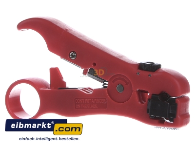 Ansicht hinten Knipex-Werk 16 60 06 SB Abisolierwerkzeug fr Koax 125mm 