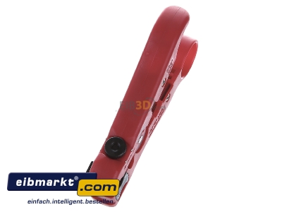 Ansicht oben links Knipex-Werk 16 60 06 SB Abisolierwerkzeug fr Koax 125mm 