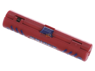 Ansicht oben vorne Knipex-Werk 16 60 100 SB Abisolierwerkzeug f�r Koax 100mm 