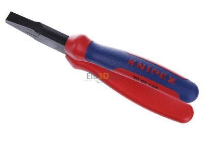 Ansicht oben vorne Knipex 20 02 160 SB Flachzange schwarz, 160mm 