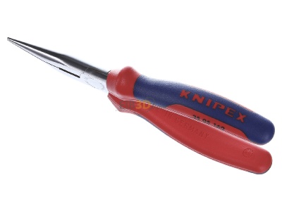 Ansicht oben vorne Knipex 25 05 160 Flachrundzange mit Schneide, 160mm 