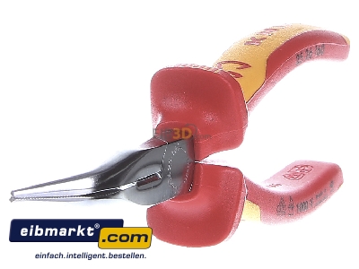 Ansicht links Knipex-Werk 25 26 160 Flachrundzange mit Schneide, 160mm 