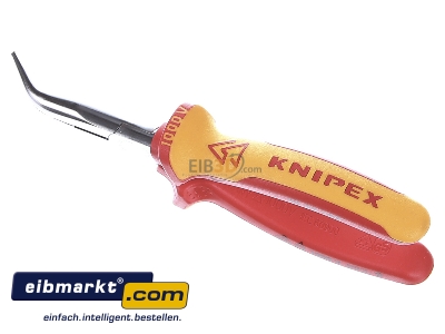 Ansicht oben vorne Knipex-Werk 25 26 160 Flachrundzange mit Schneide, 160mm 