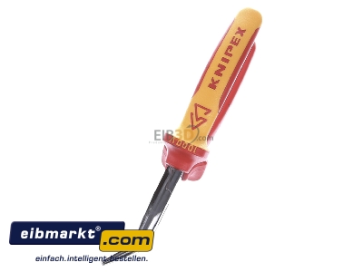 Ansicht oben links Knipex-Werk 25 26 160 Flachrundzange mit Schneide, 160mm 