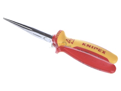 Ansicht oben vorne Knipex-Werk 26 16 200 Flachrundzange mit Schneide, 200mm 