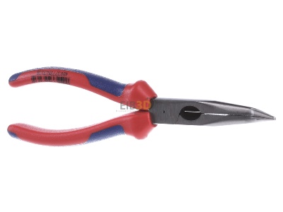 Ansicht hinten Knipex 26 22 200 Flachrundzange mit Schneide, 200mm 