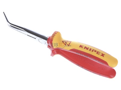 Ansicht oben vorne Knipex-Werk 26 26 200 Flachrundzange mit Schneide, 200mm 