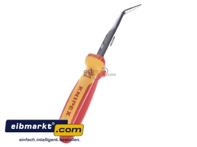 Ansicht oben rechts Knipex-Werk 26 26 200 SB Flachrundzange mit Schneide, 200mm 