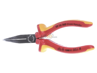 Front view Knipex-Werk 30 16 160 Flat nose plier 160mm 
