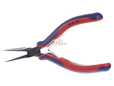 Frontansicht Knipex 35 62 145 Elektronik-Greifzange spiegelpoliert,145mm 