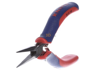 Ansicht links Knipex 35 62 145 Elektronik-Greifzange spiegelpoliert,145mm 