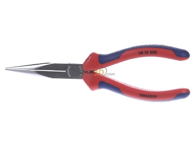 Front view Knipex 38 15 200 Round nose plier 200mm 
