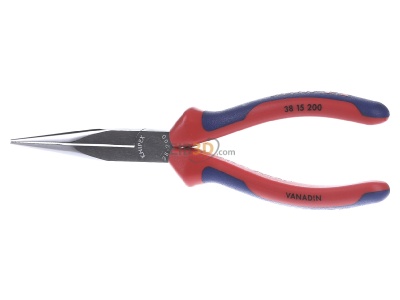 Frontansicht Knipex 38 15 200 Mechanikerzange verchromt, 200mm 