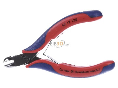 Front view Knipex 62 12 120 End cutting plier 120mm 
