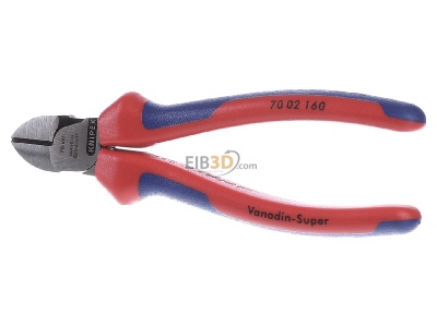 Frontansicht Knipex 70 02 160 Seitenschneider schwarz, 160mm 