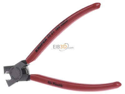 Front view Knipex 72 21 160 Diagonal cutting plier 160mm 
