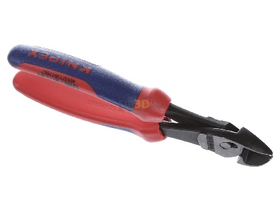 Top rear view Knipex 73 72 180 F Diagonal cutting plier 180mm 
