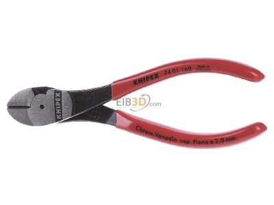 Frontansicht Knipex 74 01 160 Kraft-Seitenschneider 160mm 
