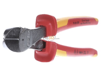 Ansicht links Knipex 74 06 250 Kraft-Seitenschneider isoliert, 250mm 