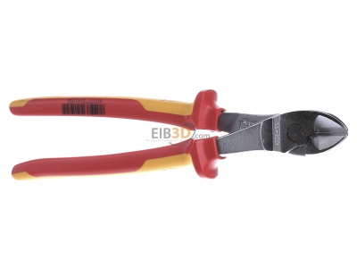 Ansicht hinten Knipex 74 06 250 Kraft-Seitenschneider isoliert, 250mm 