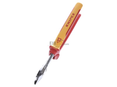 Ansicht oben links Knipex 74 06 250 Kraft-Seitenschneider isoliert, 250mm 