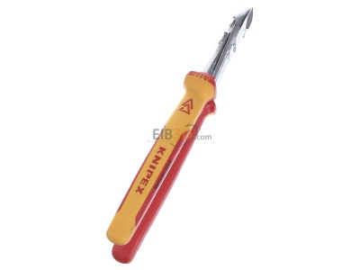 Ansicht oben rechts Knipex 74 06 250 Kraft-Seitenschneider isoliert, 250mm 
