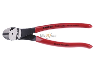 Frontansicht Knipex 74 21 200 Kraft-Seitenschneider 200mm 