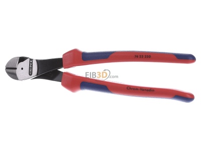 Front view Knipex 74 22 250 Diagonal cutting plier 250mm 
