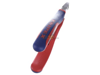 Ansicht oben rechts Knipex 77 02 115 Elektronik-Seitenschneider spiegelpoliert,115mm 