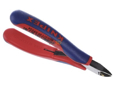 Ansicht oben hinten Knipex 77 02 115 Elektronik-Seitenschneider spiegelpoliert,115mm 