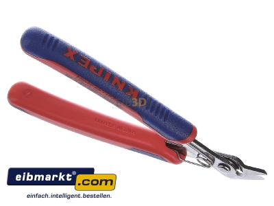 Ansicht oben hinten Knipex-Werk 78 03 125 Prz.-Schneidzange 125mm 