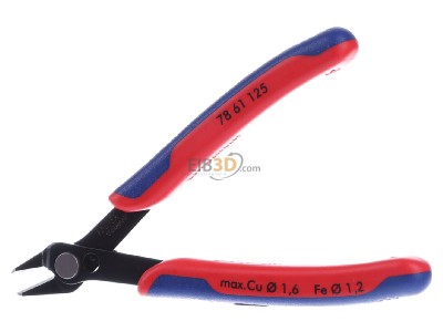 Frontansicht Knipex 78 61 125 Prz.-Schneidzange 125mm 