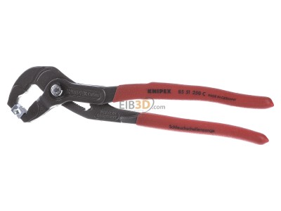 Front view Knipex 85 51 250 C Pipe wrench 
