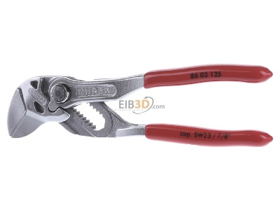 Front view Knipex 86 03 125 Water pump plier 125mm 
