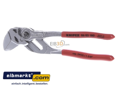 Frontansicht Knipex-Werk 86 03 180 Zangenschlssel 180mm 