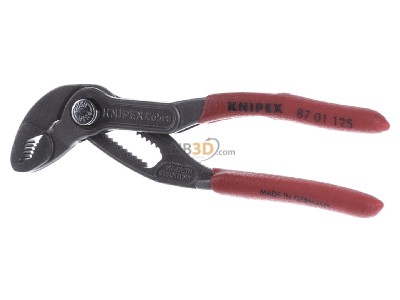 Front view Knipex 87 01 125 Water pump plier 125mm 
