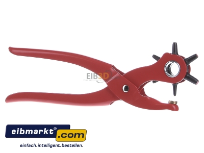 Ansicht hinten Knipex-Werk 90 70 220 Revolverlochzange rot, 220mm 