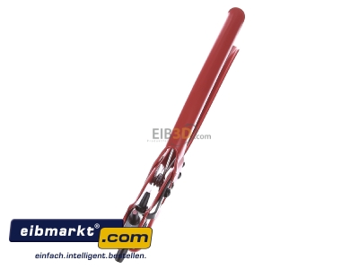 Ansicht oben links Knipex-Werk 90 70 220 Revolverlochzange rot, 220mm 