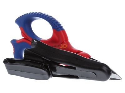 Ansicht hinten Knipex 95 05 155 SB Elektrikerschere poliert, 155mm 