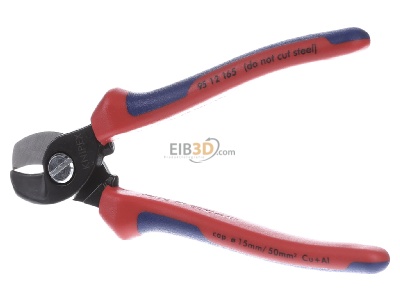 Frontansicht Knipex 95 12 165 Kabelschere 165mm 