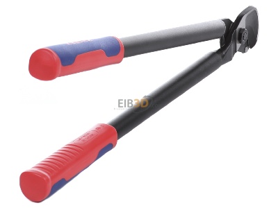 Ansicht oben rechts Knipex 95 12 500 Kabelschere brniert 
