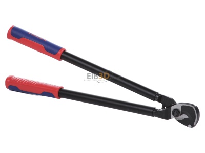 Ansicht oben hinten Knipex 95 12 500 Kabelschere brniert 