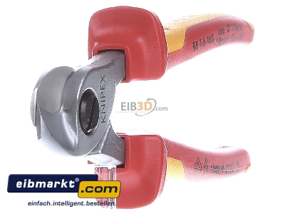 Ansicht links Knipex-Werk 95 16 165 Kabelschere isoliert, 165mm 