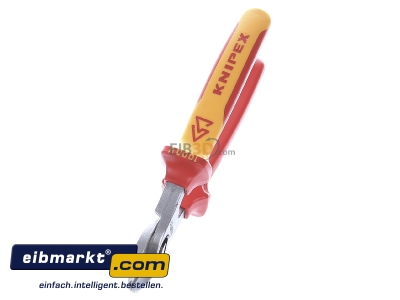 Ansicht oben links Knipex-Werk 95 16 165 Kabelschere isoliert, 165mm 
