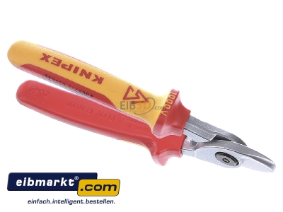 Ansicht oben hinten Knipex-Werk 95 16 165 Kabelschere isoliert, 165mm 