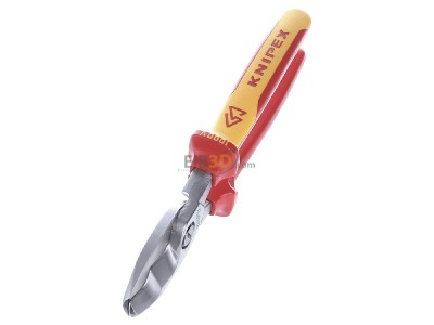 Ansicht oben links Knipex 95 16 200 Kabelschere isoliert, 200mm 